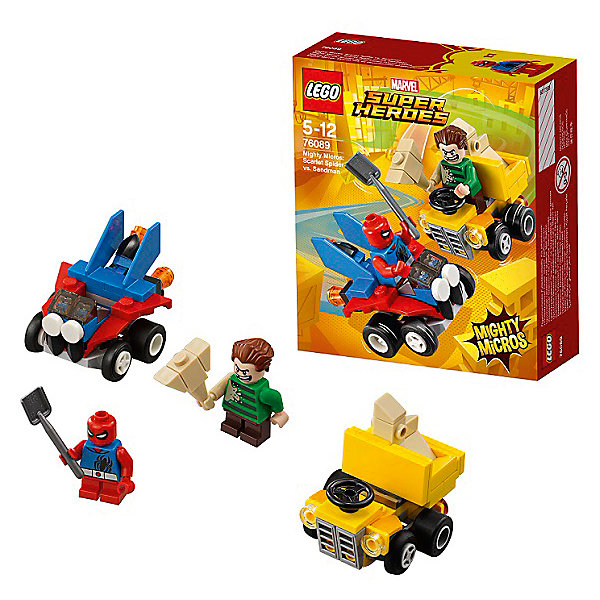 

Конструктор LEGO Super Heroes 76089: Mighty Micros: Человек-паук против Песочного человека