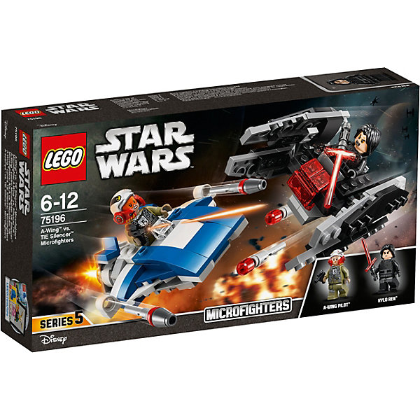 

LEGO Star Wars 75196: Истребитель типа A против бесшумного истребителя СИД
