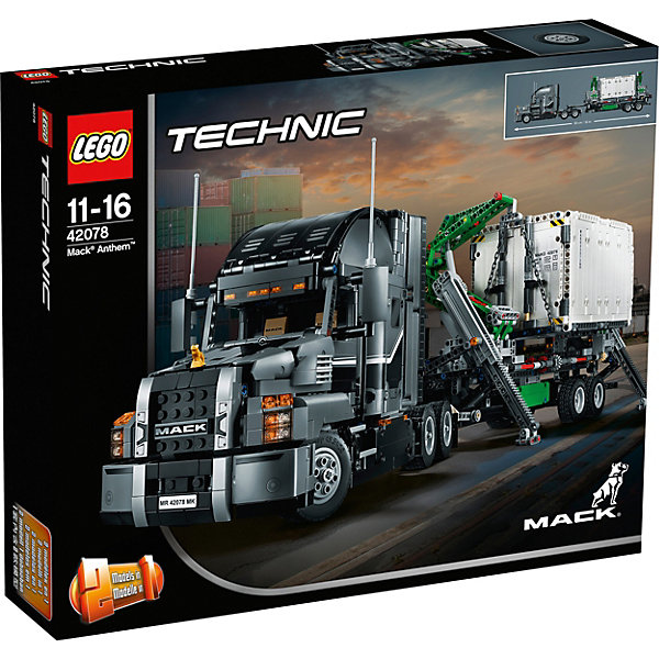 

Конструктор LEGO Technic 42078: Грузовик MACK
