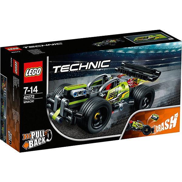 

Конструктор LEGO Technic 42072: Зеленый гоночный автомобиль
