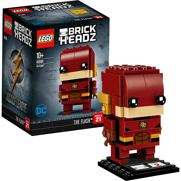 

Сборная фигурка LEGO BrickHeadz 41598: Флэш