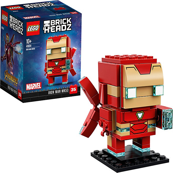 

Сборная фигурка LEGO BrickHeadz 41604: Железный человек