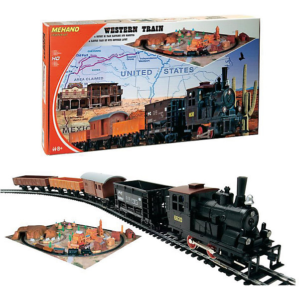 

Железная дорога Mehano "Western Train" с ландшафтом