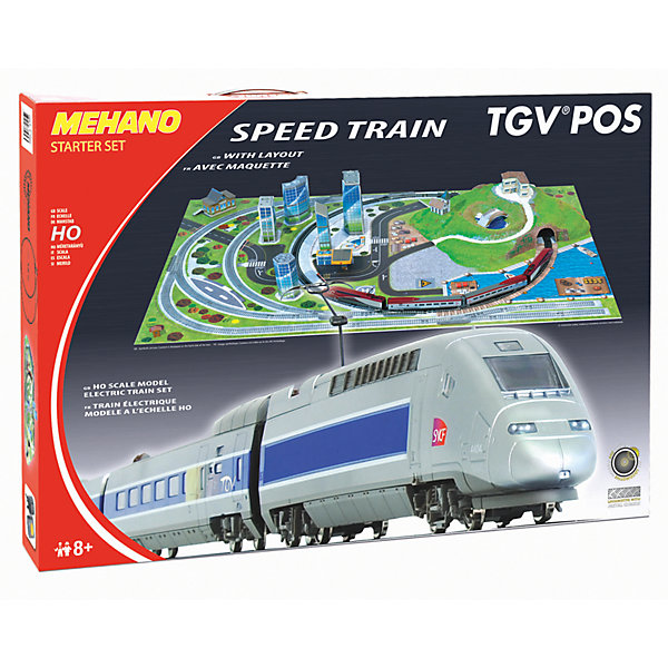 

Железная дорога Mehano "TGV POS" с ландшафтом