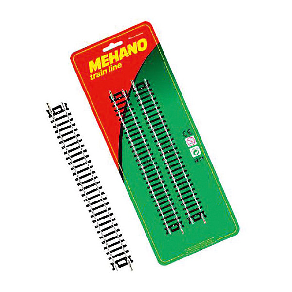 

Прямые рельсы для железной дороги Mehano, 4 шт