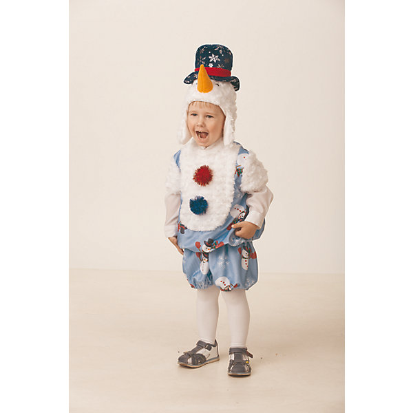 фото Карнавальный костюм "Снеговичок Снежник " Jeanees для мальчика