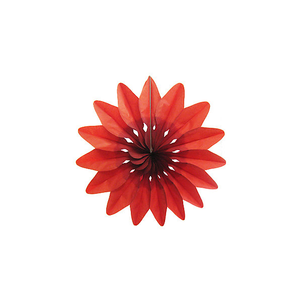 фото Украшение для праздника Патибум "Цветок" 36 см., красный