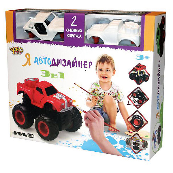 

Набор для творчества 3 в 1 Yako Toys "Я автодизайнер", M6540-3