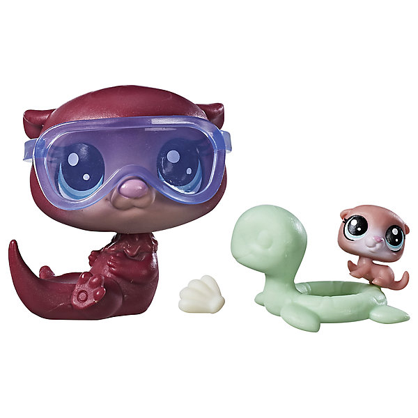 

Набор фигурок Littlest Pet Shop "Парочки" Выдра и выдрёнок
