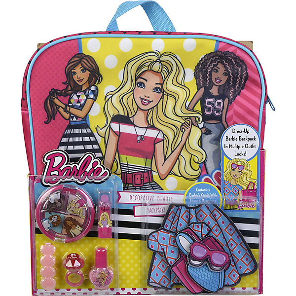 фото Игровой набор Markwins Barbie "Декоративная косметика" с рюкзаком