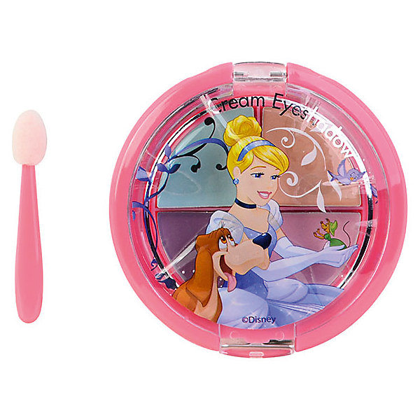 

Игровой набор Markwins Disney Princess "Декоративная косметика" Тени для век, 4 цвета (Золушка)