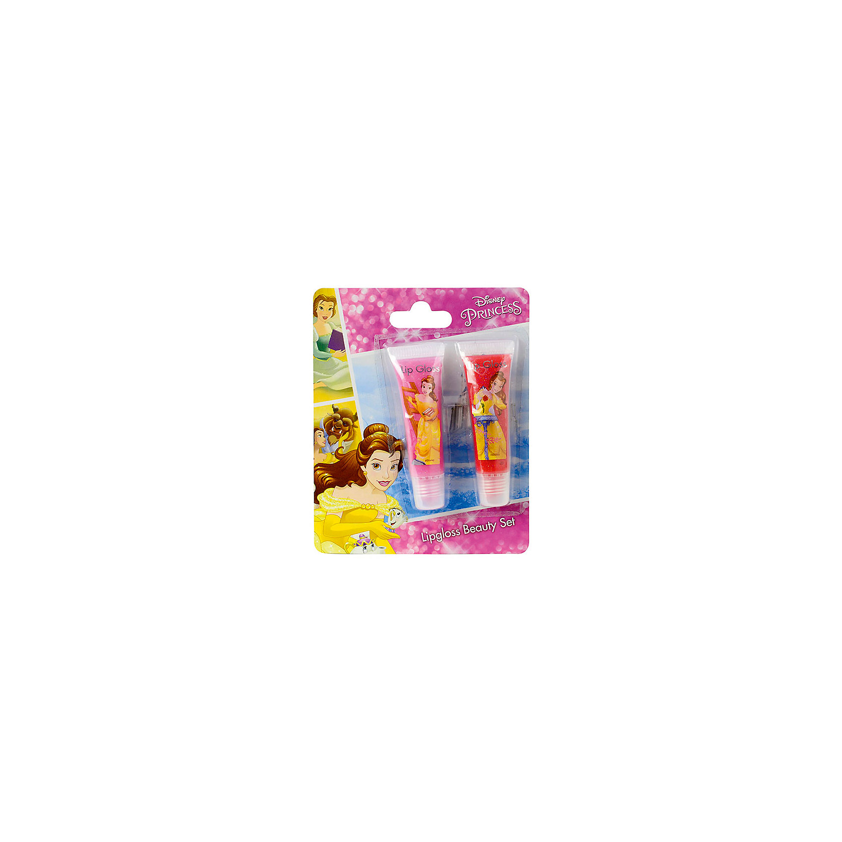 фото Игровой набор Markwins Disney Princess "Декоративная косметика" Блеск для губ, 2 цвета (Белль)