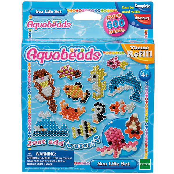 

Мозаика из бусин Aquabeads "Морские животные"