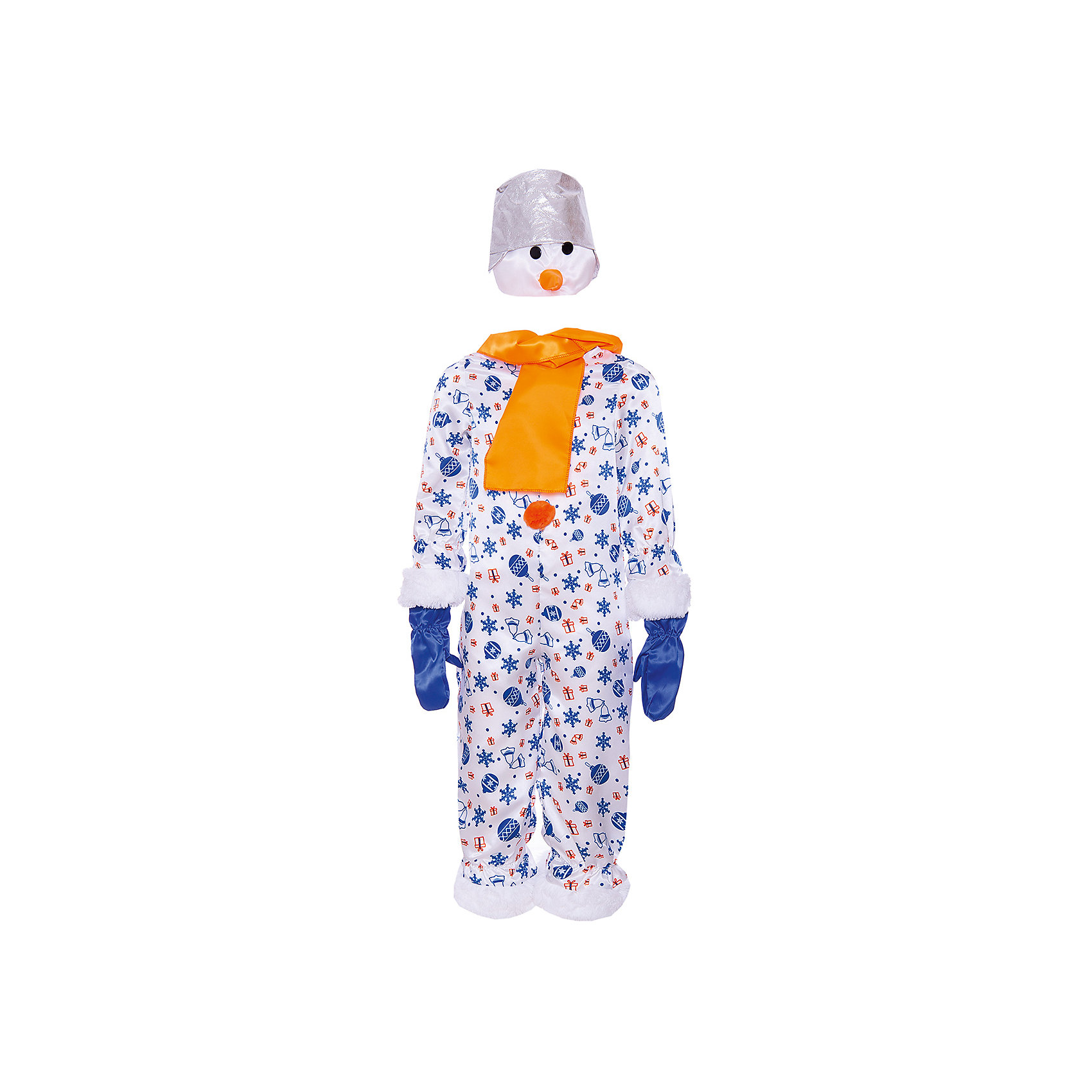 фото Карнавальный костюм Пуговка "Снеговик Снежок"