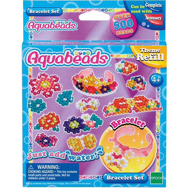 

Набор бусин Aquabeads "Браслетик", 500 бусин