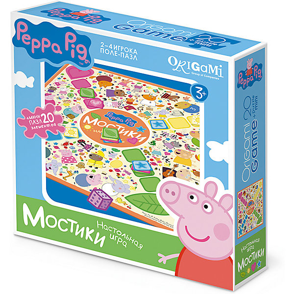 

Настольная игра+пазл Origami "Свинка Пеппа" Мостики
