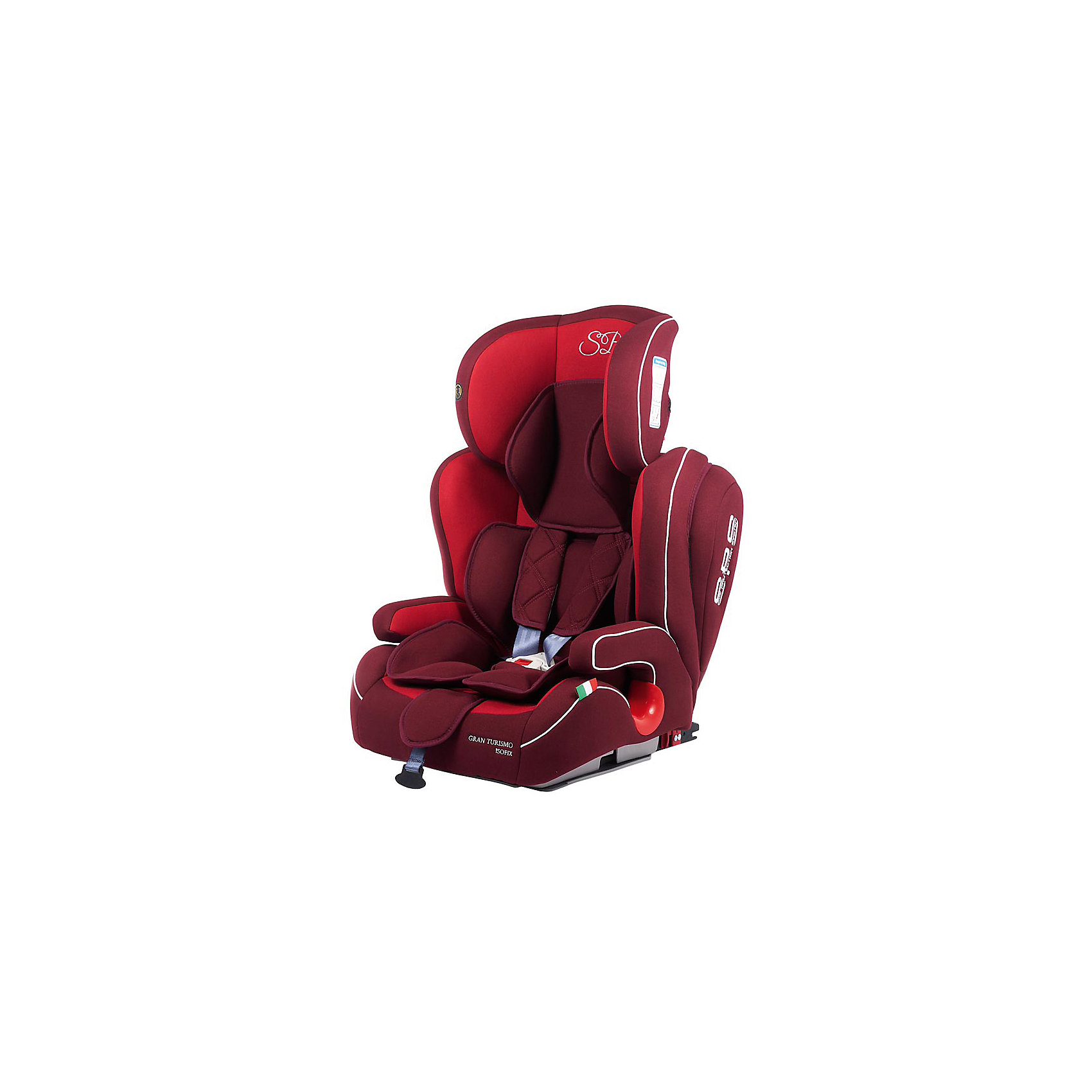 Автокресло Gran Turismo SPS c Isofix, 9-36 кг, красный Sweet Baby 