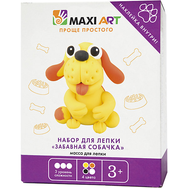 Maxitoys Набор для Лепки Забавная Собачка