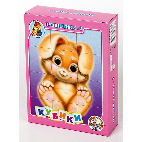 

Кубики "Пушистики-2" (без обклейки) 12 шт