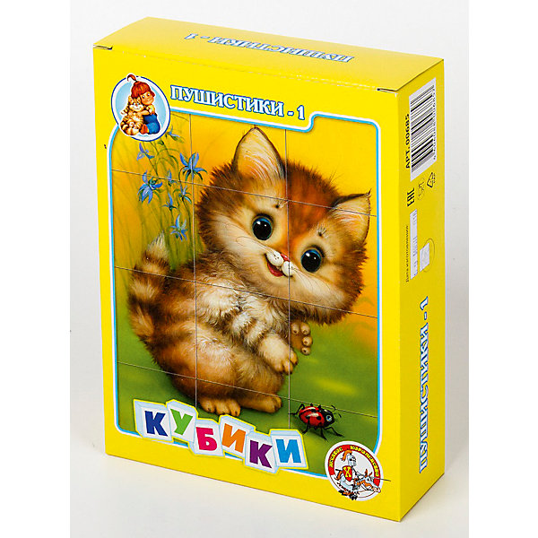 

Кубики "Пушистики-1" (без обклейки) 12 шт