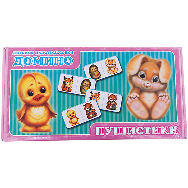 

Домино пластмассовое "Пушистики" (большое)