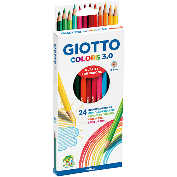 

Цветные карандаши Giotto Colors 3.0, 24 шт