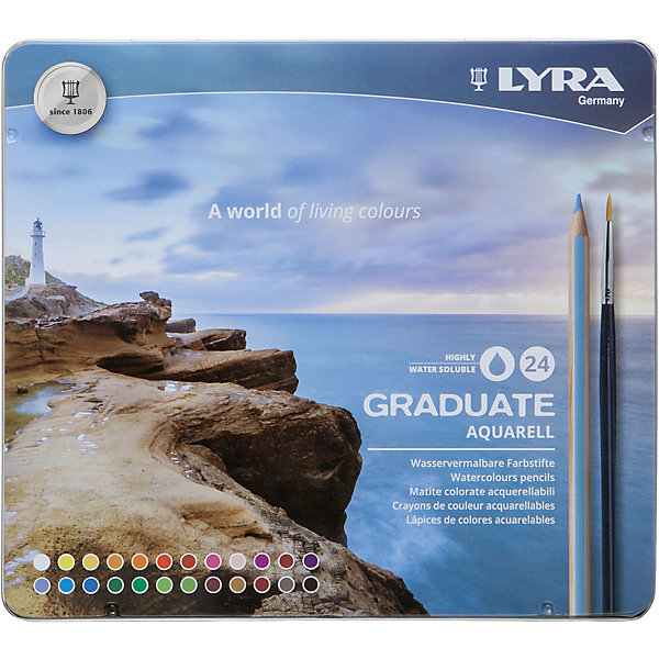 

LYRA GRADUATE AQUARELL 24 цв.
