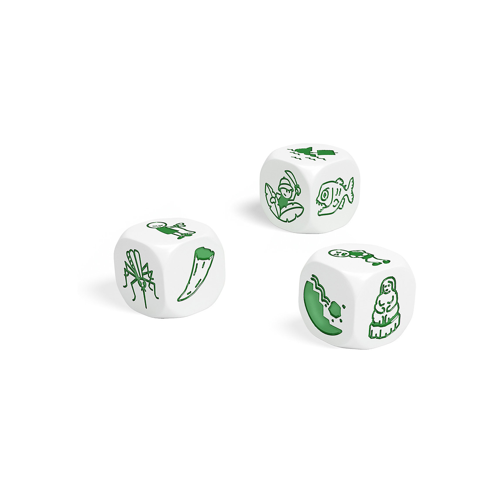 фото Настольная игра Rory's Story Cubes Кубики историй "Открытия" 3 кубика (доп. набор)