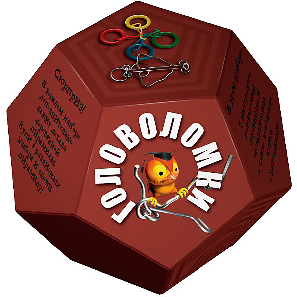 

Головоломка "Додекаэдр"Коричневый