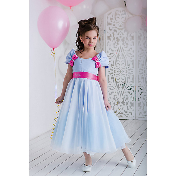 

Платье нарядное Barbie™ для девочки, Голубой, Платье нарядное Barbie™ для девочки