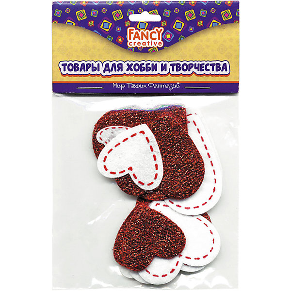 

Фетровые сердечки, FANCY CREATIVE