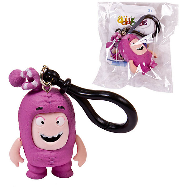 

Брелок фигурка-чудик Oddbods Ньют, 4,5 см, Розовый