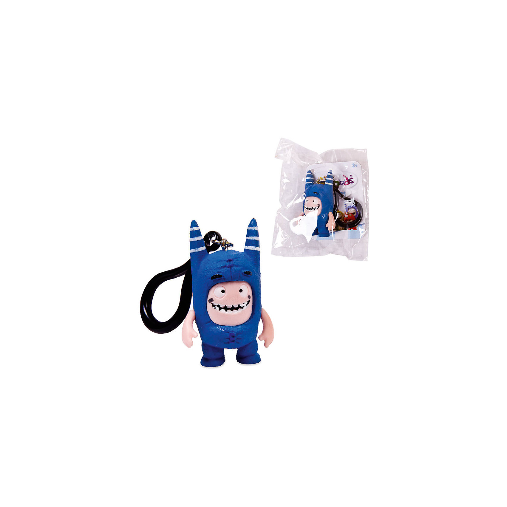 фото Брелок фигурка-чудик oddbods пого, 4,5 см