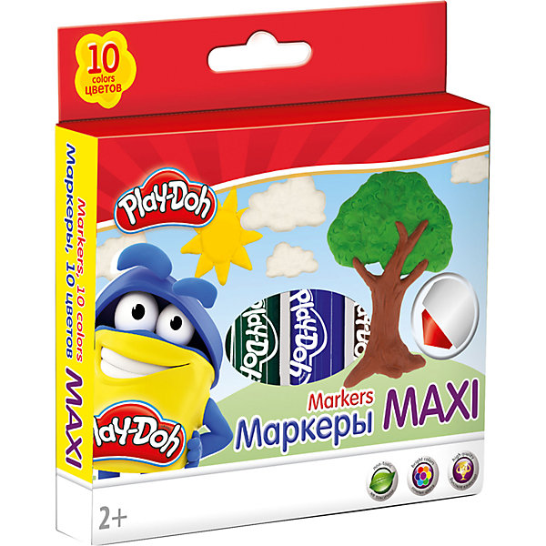 

Фломастеры Mega Jumbo Академия Групп "Play-Doh", 10 цветов