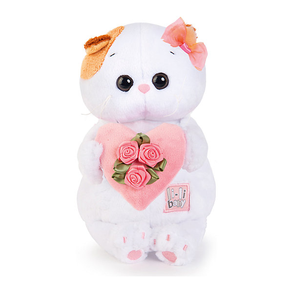 

Мягкая игрушка Budi Basa Кошечка Ли-Ли Baby с розовым сердечком, 20 см