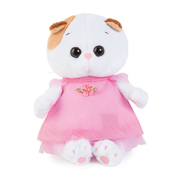 

Мягкая игрушка Budi Basa Кошечка Ли-Ли Baby в розовом платье, 20 см, Белый