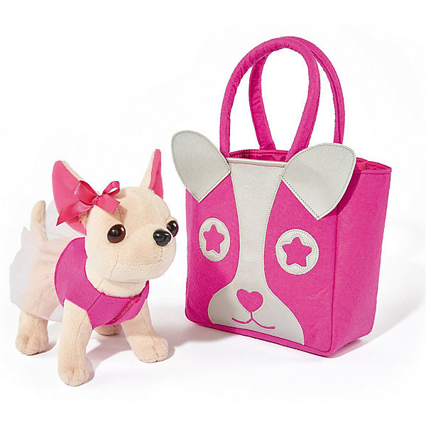 

Мягкая игрушка Simba Chi-Сhi Love Собачка Чихуахуа с розовой сумочкой, 20 см