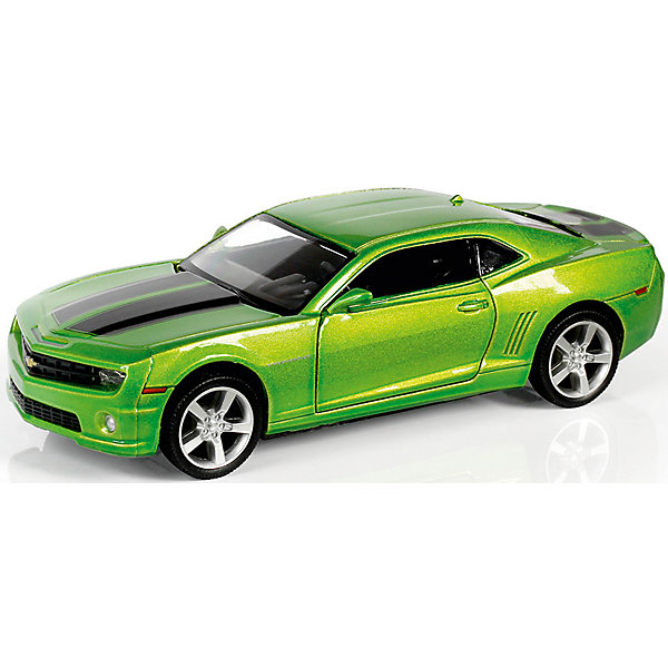 Металлическая машинка RMZ City Chevrolet Camaro 1:32, зеленый металлик 7322649