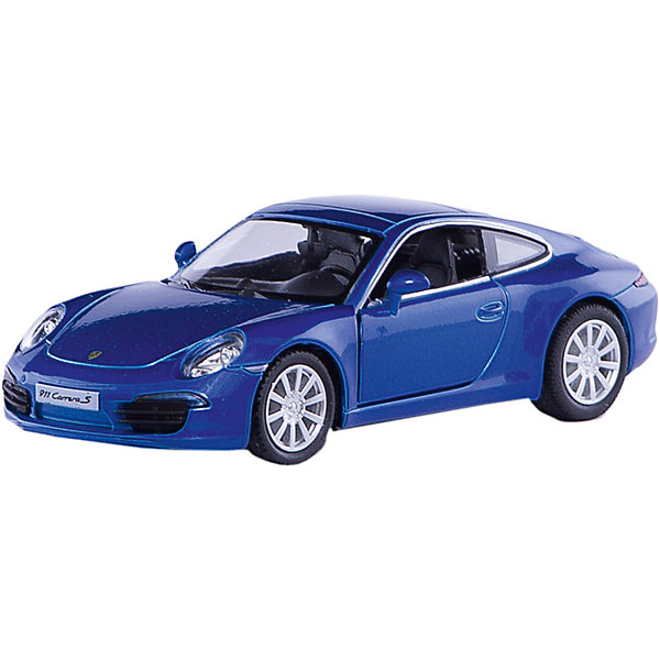 Металлическая машинка "Porsche 911 Carrera S" 1:32, синий металлик RMZ City 7322653