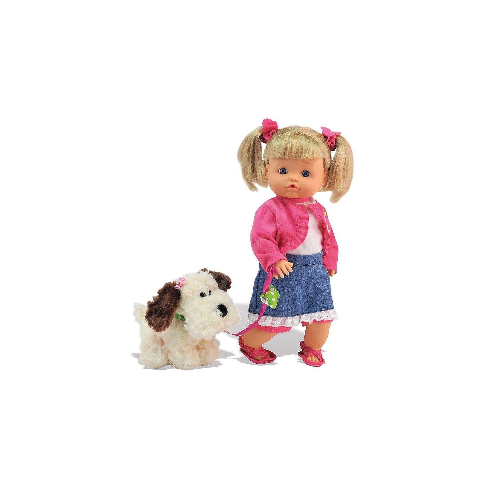 фото Классическая кукла Dimian Нена с собачкой, 36 см