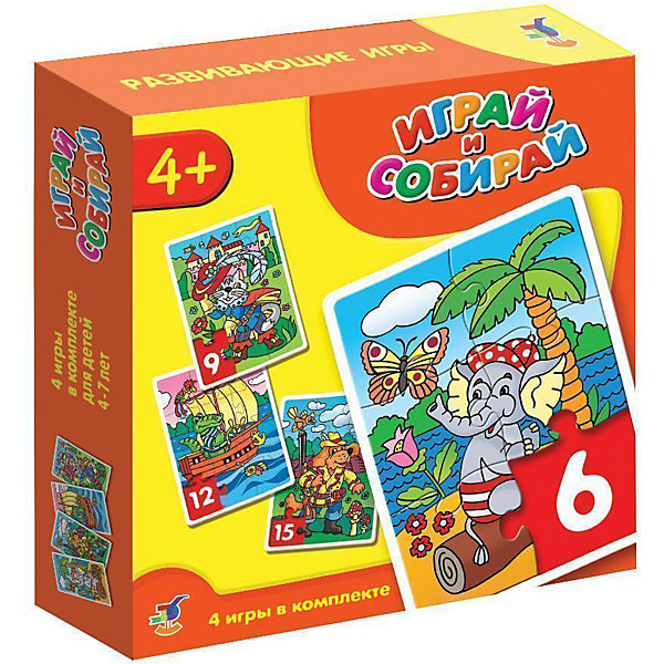 

Играй и собирай. Арт. 2940 (кот, пес, крокодил, слон)