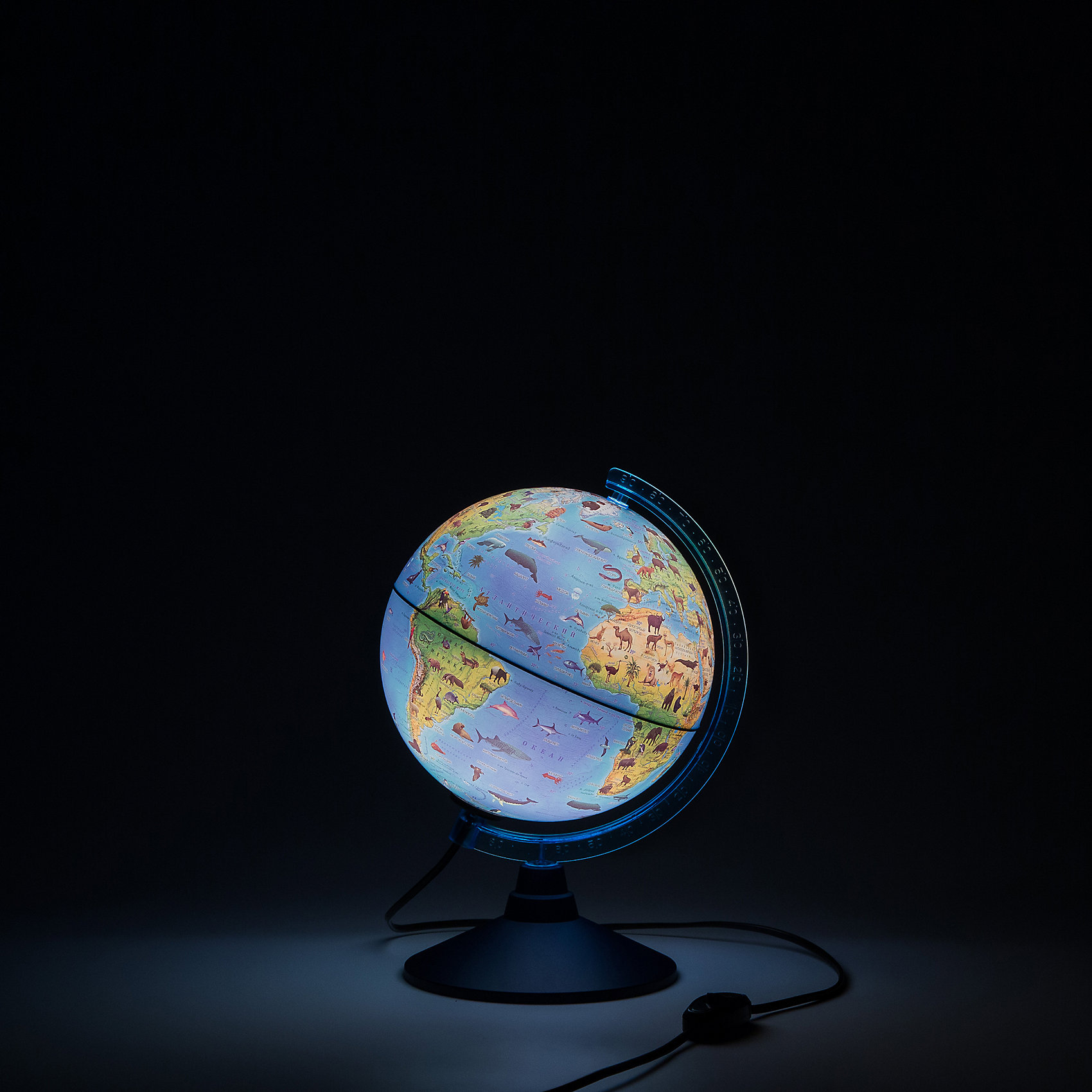 фото Глобус Зоогеографический (Детский) с подсветкой 210мм Globen