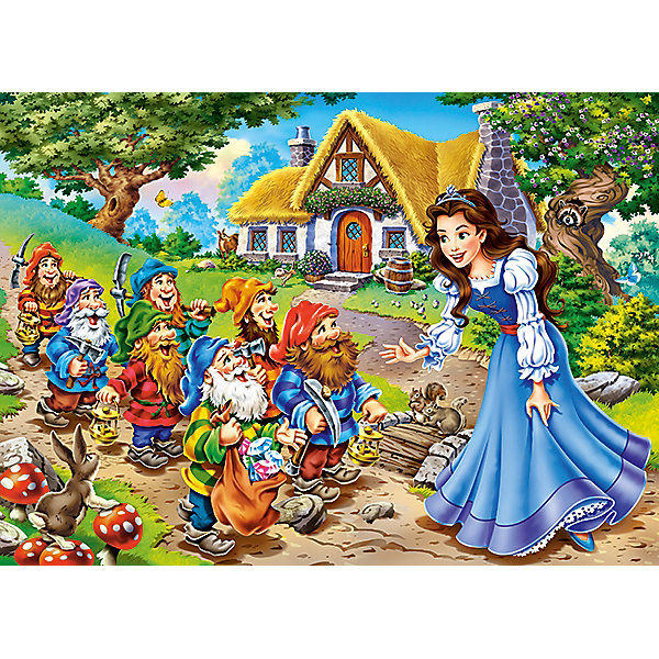 

Пазл Castorland Midi "Белоснежка и 7 гномов", 120 деталей