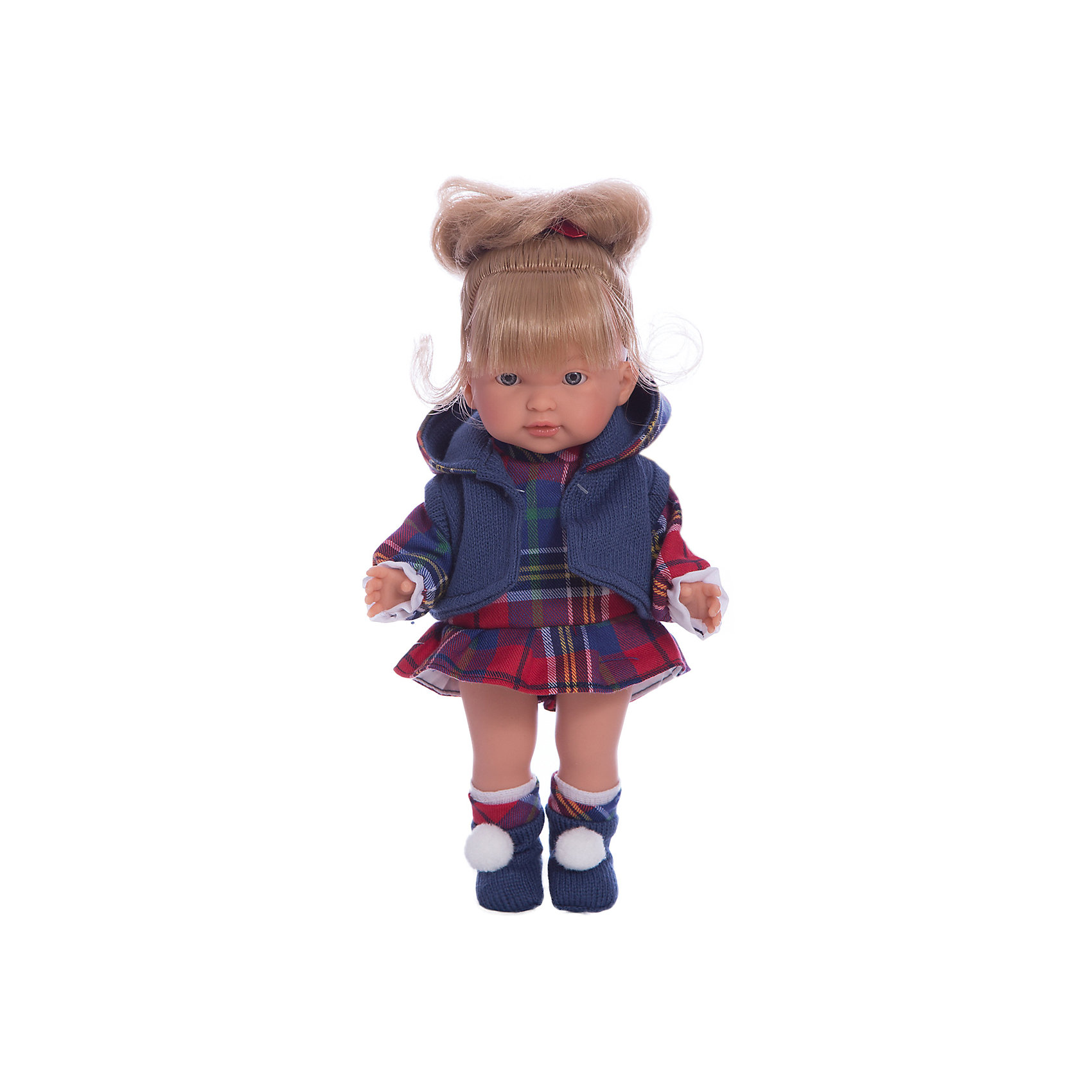 фото Классическая кукла Llorens Валерия в красном платье, 28 см