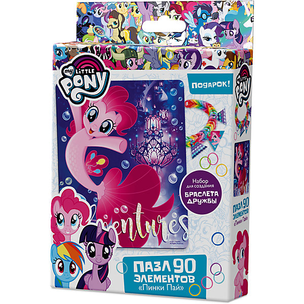 

Пазл Origami "My little pony" 90 элементов + браслетик Пинки Пай