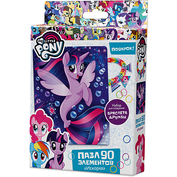

Пазл Origami "My little pony" 90 элементов + браслетик Сумеречная Искорка
