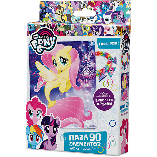 

Пазл Origami "My little pony" 90 элементов + браслетик Флаттершай