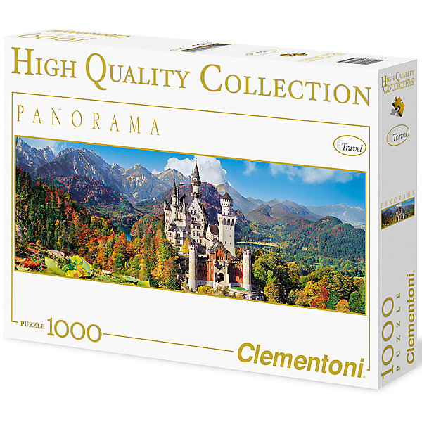 

Панорманый пазл Clementoni "Бавария, Замок Нойшванштайн осенью", 1000 элементов