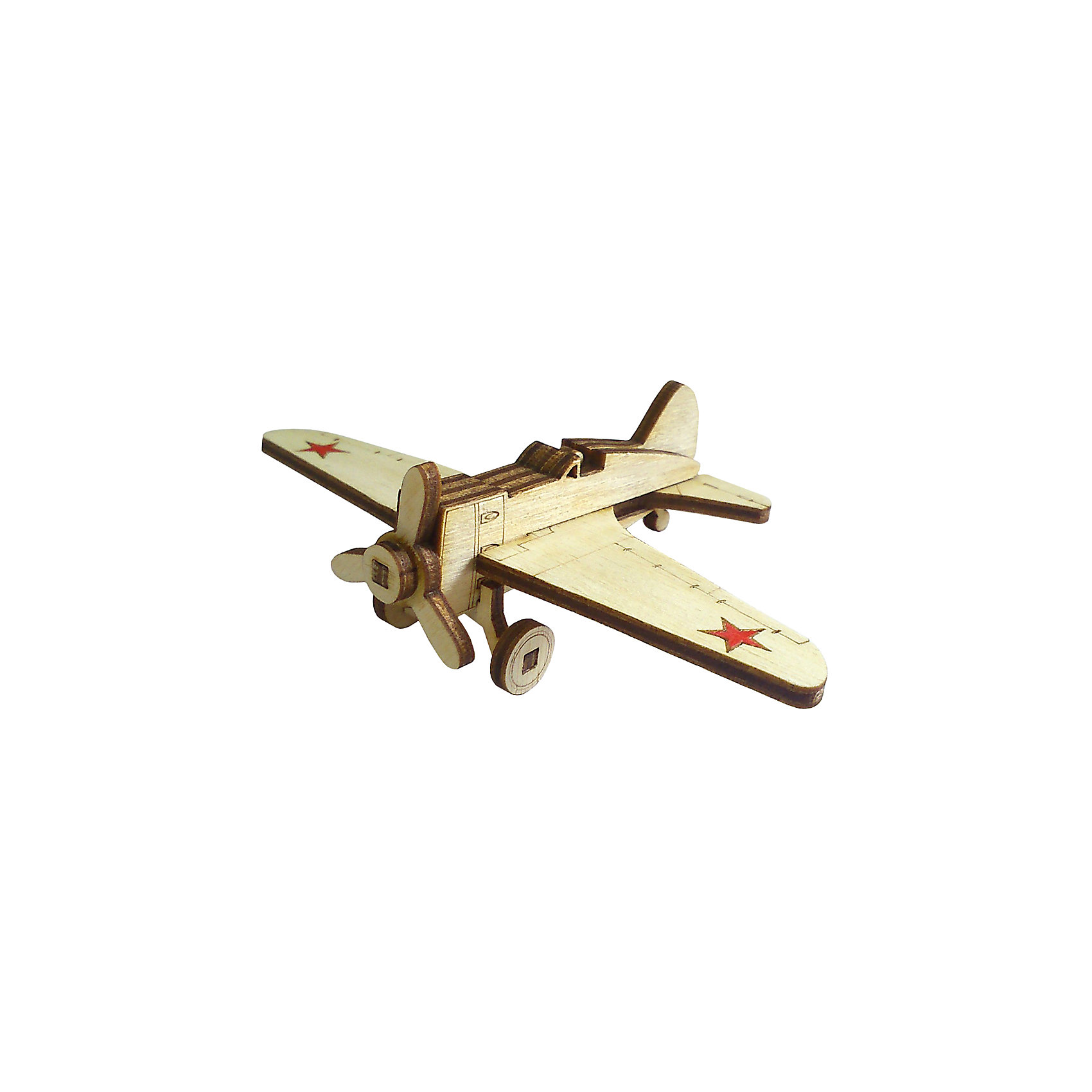 фото Сборная деревянная модель Lemmo "Советский истребитель И-16", подвижная