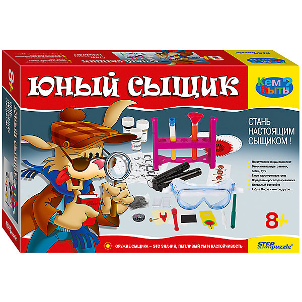 

Набор для опытов Step Puzzle Домашняя лаборатория "Юный сыщик"